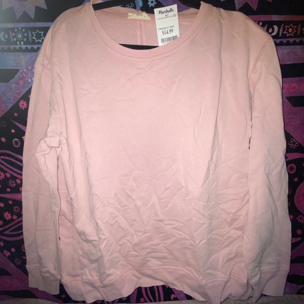 Pink Marshall’s crew neck